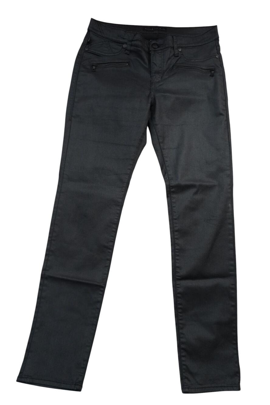 Rock & Republic Jeans Womens 14M 32x29 Black Kashmiere Skinny Stretch Denim